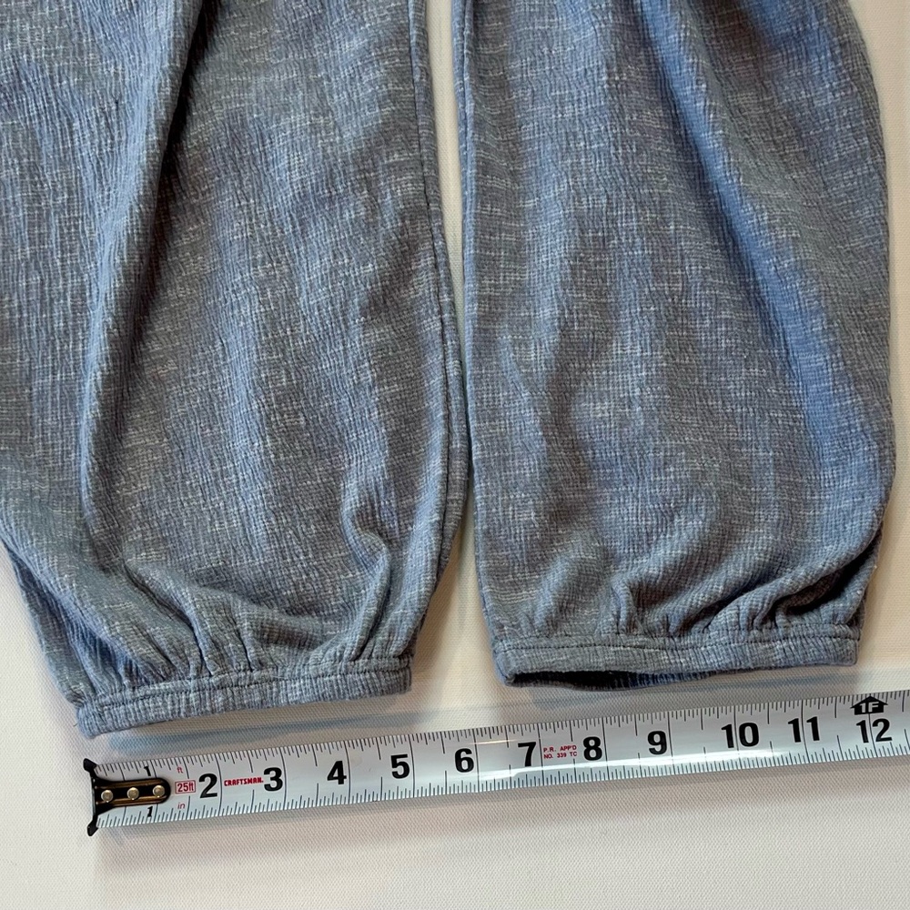 Hem & Thread Light Blue Jogger Jumpsuit  Lightweight - Picture 8 of 10